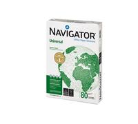 Carta bianca Navigator Universal in mini pallet - A4 - 80 gr - bianco - risma 50