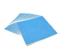 Carta blu per stampante, colore blu, carta per mascheratura 8, con resistenza al calore, supporto stabile per la stampa di letti riscaldati (150 mm x 150 mm)