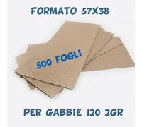 Carta Bulinata per gabbia da 120 della 2GR - Formato 57 x 38 - 500 fogli