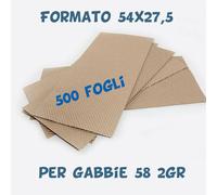 Carta Bulinata per gabbia da 58 della 2GR - Formato 54 x 27,5 - 500 fogli