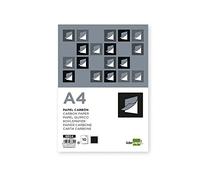 Carta carbon liderpapel nera dimensioni din a4 busta da 10 fogli