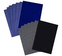 Carta Carbone,100 PCS Carta Carbone Nera e Blu A4 Carta Copiativa per Disegno Tessuti Legno e Ceramica Carta Grafite Trasferibile Carta da Lucido per Progetti Artistici e Fai da Te