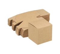Carta Cartone Scatole Corrugata Carta Scatola Marrone 2.8" x 2.8" x 2.8" 30pz