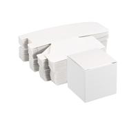 Carta Cartone Scatole Ondulato Carta Scatola Bianco 2" x 2" x 2" 30pz