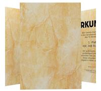 Carta certificata marmorizzato Carrara, 10 fogli A4, 190 G/MQ. Professionale certificati in un Batter d' occhio. Carta Resistente, ma facilmente stampabile. Incluso Gratis Stampa modelli