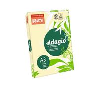 carta colorata a3 sylvamo rey adagio 80 g/m² giallo canarino 03 - risma da 500 fogli - adagi080x660