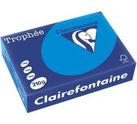 Carta Colorata Clairefontaine Blu caraibico A4 210 g/m² (250 fogli)