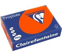 Carta Colorata Clairefontaine Cardinal rosso A4 210 g/m² (250 fogli)