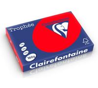 Carta Colorata Clairefontaine Rosso corallo A3 160 g/m² (250 fogli)