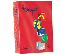 Carta colorata Le Cirque Favini - 160 g/mq - scarlatto - A74C304 (risma250) -
