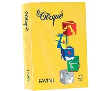 carta colorata favini le cirque a4 160 g/m² colori forti - risma da 250 fogli zolfo - a74l304
