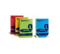 carta colorata favini rismaluce colori forti 90 g/m² a4 arancio 56 - risma da 300 fogli - a66e304