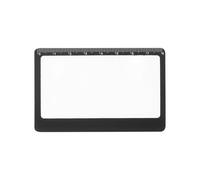 Carta Con lenteD'ingrandimento Per Portafoglio - lente D'ingrandimento Mini 3X Formato Carta Di Credito, lenteD'ingra ndimento Ultrasottile | 8,5x5,5 Cm Spessore 1 Mm Materiale Leggero In PVC Strumen