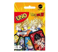 Carta con regole speciali UNO Dragon Ball Z Gioco Mattel giapponese HGJ78