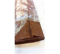 CARTA CRESPA 40GR. MARRONE BROWN 50CMX2,5MT