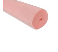 Carta crespa rotolo 50 cm x 2,5 m di alta qualita italiana per lavori in carta Salmon Pink Blush (548)