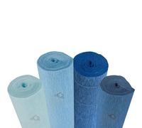 Carta crespata Turchese professionale da 180gr (50 x 250cm)