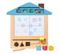 Carta da disegno magnetica per i bambini, pannello di disegno magnetico per il bambino - Buffer di scrittura educativo in legno,Scrittura cancellabile pittura doodle pad apprendimento del gioco di