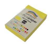 Carta da fotocopie colorata fluoro A4 versatile di qualità premium arcobaleno, 7