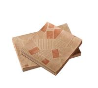 Carta da gastronomia 50 pezzi di carta antiolio for avvolgere panini, hamburger, pane, cibo fritto, friggitrice, piastra di cottura ad aria, accessori(Light yellow)