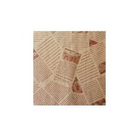 Carta da gastronomia Carta antiolio for avvolgere hamburger, pane, cibo fritto, sandwich, friggitrice, carta da forno ad aria, accessori for piatti(Brown 30cm,300pcs)