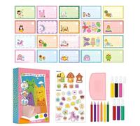 Carta Da Grattare - Grandi Quaderni Da Grattare, Kit Per Arti E Mestieri Con Spatola Per Bambini, Giocattoli Divertenti, Attività Per Feste Per Giovani, Ragazze, Ragazzi, Casa, Scuola, Sala