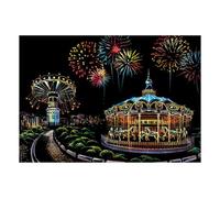 Carta da grattare - Kit artistico da grattare con punti di riferimento della città, per scarabocchi, materiali sicuri per l'artigianato di feste, progetti di e mestieri per com