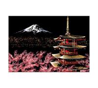 Carta Da Grattare Nera - Blocco Da Grattare Con Monumenti Della Città Per Bambini, Foglio Artigianale Con Scarabocchi | Kit Di E Mestieri Per Feste Di Compleanno, Halloween, Progetti Natalizi, Gi