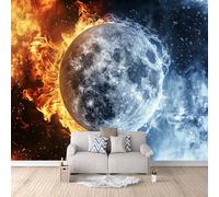 Carta da parati 350×256 cm, Pianeta Fotomurali in tessuto non tessuto Murale alla moda Decorazione, per soggiorno, camera da letto, adulti, bambini, Spazio Mercurio Marte Pianeta