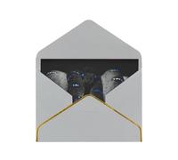 Carta da parati 3D a forma di serpente con buste, biglietti di auguri singoli con buste, inviare ad un caro amico