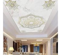 Carta da parati 3D autoadesiva in PVC per soffitti murale effetto marmo grigio in rilievo rivestimento murale decorativo per soffitti di soggiorno e camera da letto
