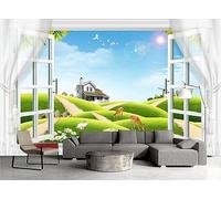 Carta Da Parati 3D Castello Di Favole 310x250cm Fotomurali Poster Gigante Design Murale Decorazione -MIWEI Wallpaper-ZXY-07403