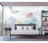 Carta Da Parati 3D Linea Di Piuma Acquerello 200x140cm Fotomurali Poster Gigante Design Murale Decorazione -MIWEI Wallpaper-ZXY-02711