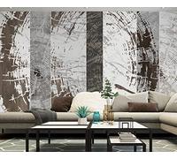 Carta Da Parati 3D Marmo Texture Legno Ruota Dell'Anno 200x140cm Fotomurali Poster Gigante Design Murale Decorazione -MIWEI Wallpaper-ZXY-20819