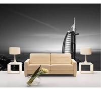 Carta Da Parati 3D Monumenti Architettonici Bianco Nero Fotomurali Gigante Design Muro Poster Decorazione -ZX12023-400x280cm