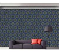 Carta da parati 3D murale geometrico marmo sfondo muro soggiorno camera da letto triangolo modello carta da parati, 3D, 150x105cm