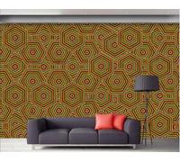 Carta da parati 3D murale sfondo geometrico in marmo parete soggiorno camera da letto modello triangolo carta da parati, 3D, 350x245cm