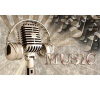 Carta Da Parati 3D Musica Metal Fotomurali Murale Decorazione Sfondo Custom Wallpaper -songqians-20628-430cmx300cm