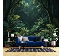 Carta Da Parati 3D Paesaggio Di Foreste Tropicali Murale Panoramico Da Parete In Tessuto Non Tessuto Carta Da Parati Personalizzata Arazzo Da Parete Per Soggiorno Decorazione Artistica Per La Casa N