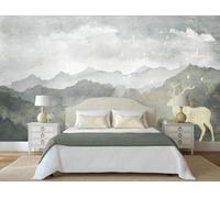 Carta Da Parati 3D Uccelli Forestali Astratti Fotomurali Murale Decorazione Sfondo Custom Wallpaper -songqians-11045-200cmx140cm