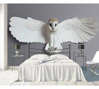 Carta Da Parati 3D Uccello Rilievo Gufo 310x250cm Fotomurali Poster Gigante Design Murale Decorazione -MIWEI Wallpaper-ZXY-06494