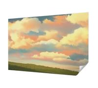 Carta da Parati Adesiva Muro 152x104 cm Autoadesiva Montaggio Murale Stampa di Alta Qualità per Soggiorno e Camera da letto Antimacchia Decorazione della Parete - Nuvole nel cielo