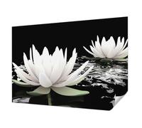 Carta da Parati Adesiva Muro 208x146 cm Decorazione della Parete Montaggio Murale Antimacchia per Soggiorno e Camera da letto Stampa di Alta Qualità Autoadesiva - Fiori d'acqua