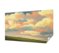 Carta da Parati Adesiva Muro 416x254 cm Autoadesiva Montaggio Murale Stampa di Alta Qualità per Soggiorno e Camera da letto Antimacchia Decorazione della Parete - Nuvole nel cielo