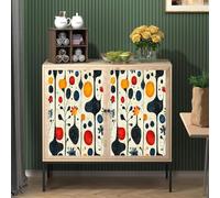 carta da parati antimuffa 44 X100Lcm Fiori E Piante Di Arte Astratta carta da parati anti umidità Stile moderno e pulito per ambienti domestici o professionali, senza forature né attrezzi Z263734