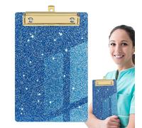Carta da parati - Appunti glitter portatile | Clipboard in acrilico lucido formato carattere, elegante luce portatile a basso profilo a basso profilo con clip in oro per malati