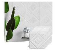 Carta Da Parati Autoadesiva Effetto Mattone 3d Carta da parati autoadesiva da 35 x 35 cm, stacca e incolla, pannello da parete 3D, adesivi in mattoni, camera da letto(35cmX35cm 30pcs)
