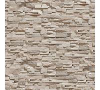 Carta da parati autoadesiva in pietra, con texture a roccia leggera, 44 x 300 cm, effetto luce e ombra, pellicola decorativa rimovibile
