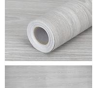 Carta da Parati autoadesiva in PVC Effetto Legno Grigio, Impermeabile, Staccabile e attaccabile, per la ristrutturazione di mobili