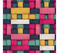 Carta da Parati Autoadesiva Trama Consistenza Decorativo Sfondo 44x300 cm Retro Fiori Geometrico Carta da Parete Adesivo Vinile Tessuti non tessuti Soggiorno Camera Da Letto Bagno